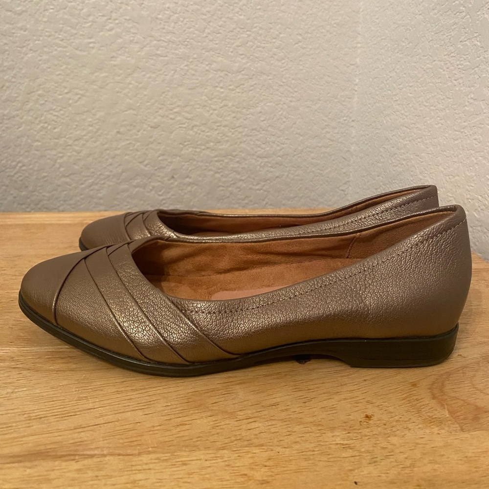 Naturalizer Metallic Brown Women's Flats